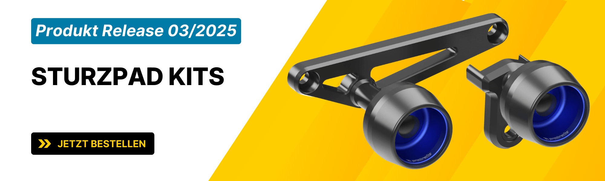 probrake – Motorrad Stahlflexleitungen, Brems-und Kupplungshebel, Bremsscheiben und mehr direkt vom Hersteller | Produkt Release 2025 03 Sturzpad Kits