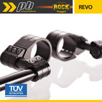 probrake REVO clip-on handlebars for Harley Davidson Dyna Super Glide Custom (10-11) FXDC