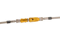 Hydraulic quick-action coupling for brake hose and clutch...
