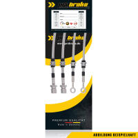 Stainless steel braided brake line KIT for Opel Zafira/Zafira Family B 1.6 FlexFuel A05 (2008/08-2012/12)