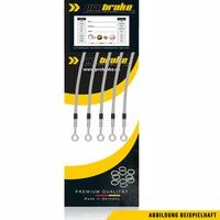 Steel braided brake line for Brixton Cromwell 1200 front...
